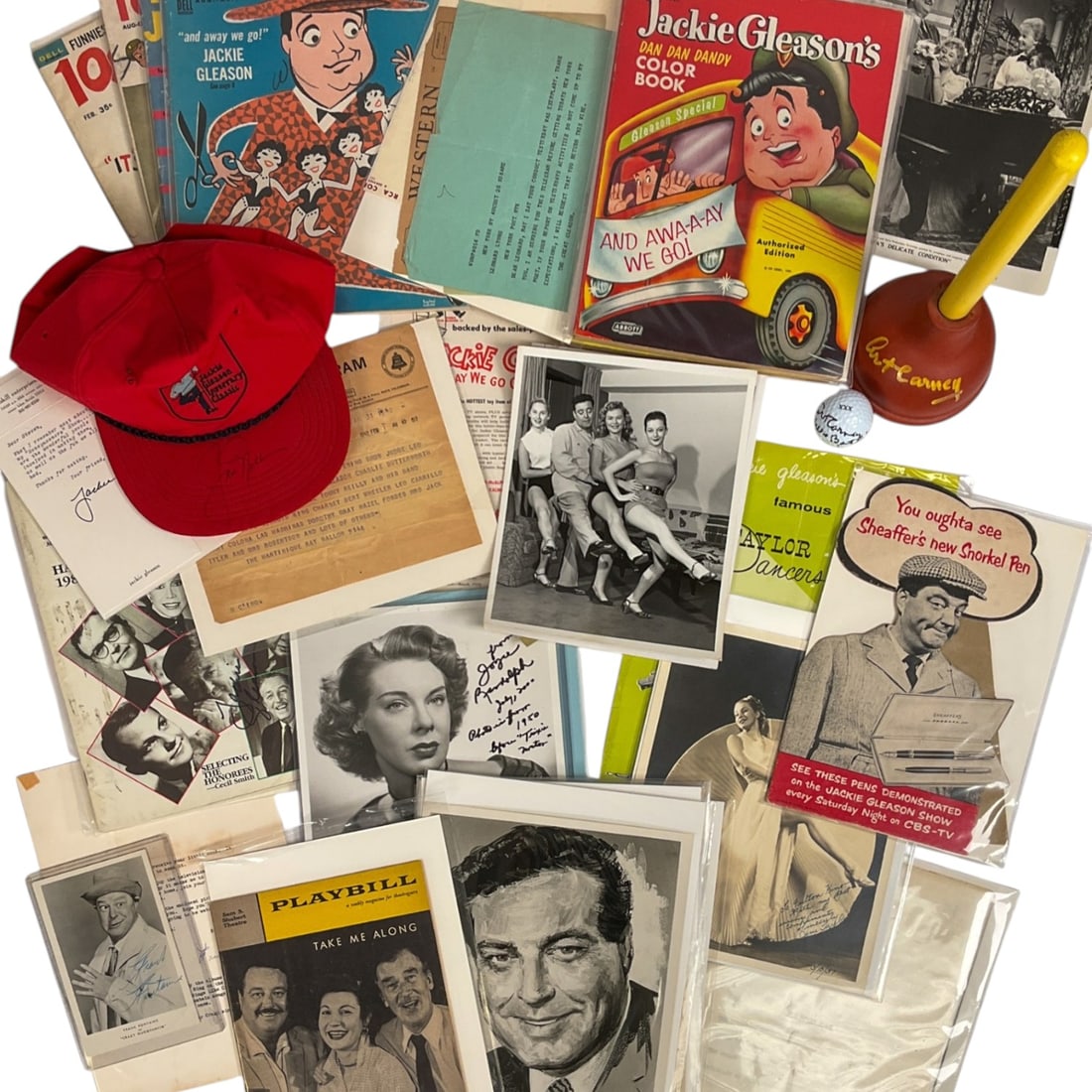 Jackie Gleason & Honeymooners Ephemera, Autographs (1 of 13)
