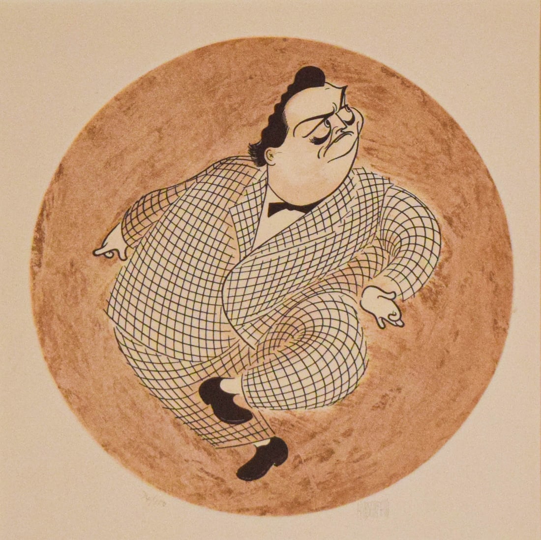 Al Hirschfeld Lithograph Jackie Gleason (1 of 8)