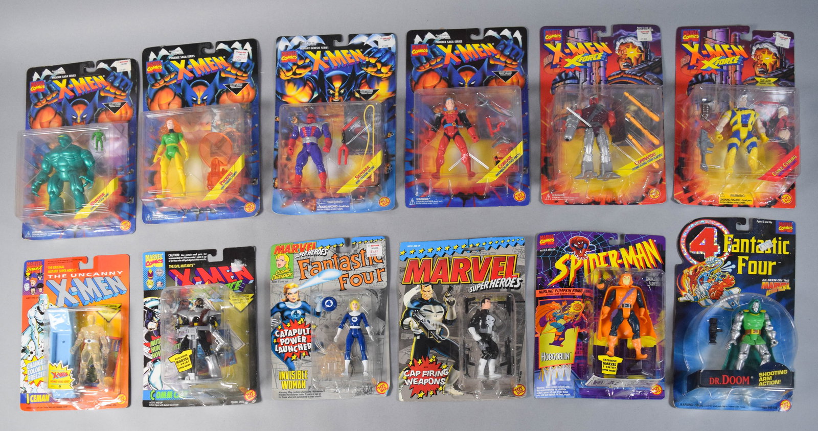 12 Toy Biz Marvel Comics Action Figures (1 of 6)