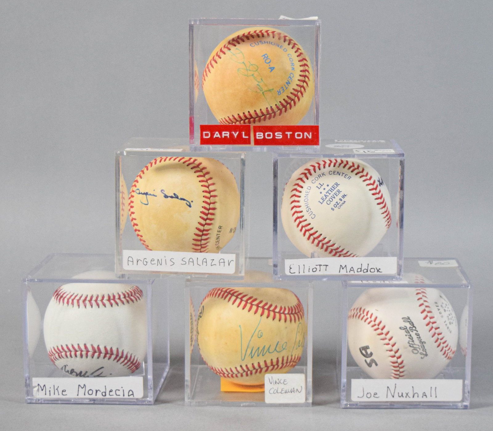 6 Autographed Baseballs (1 of 7)