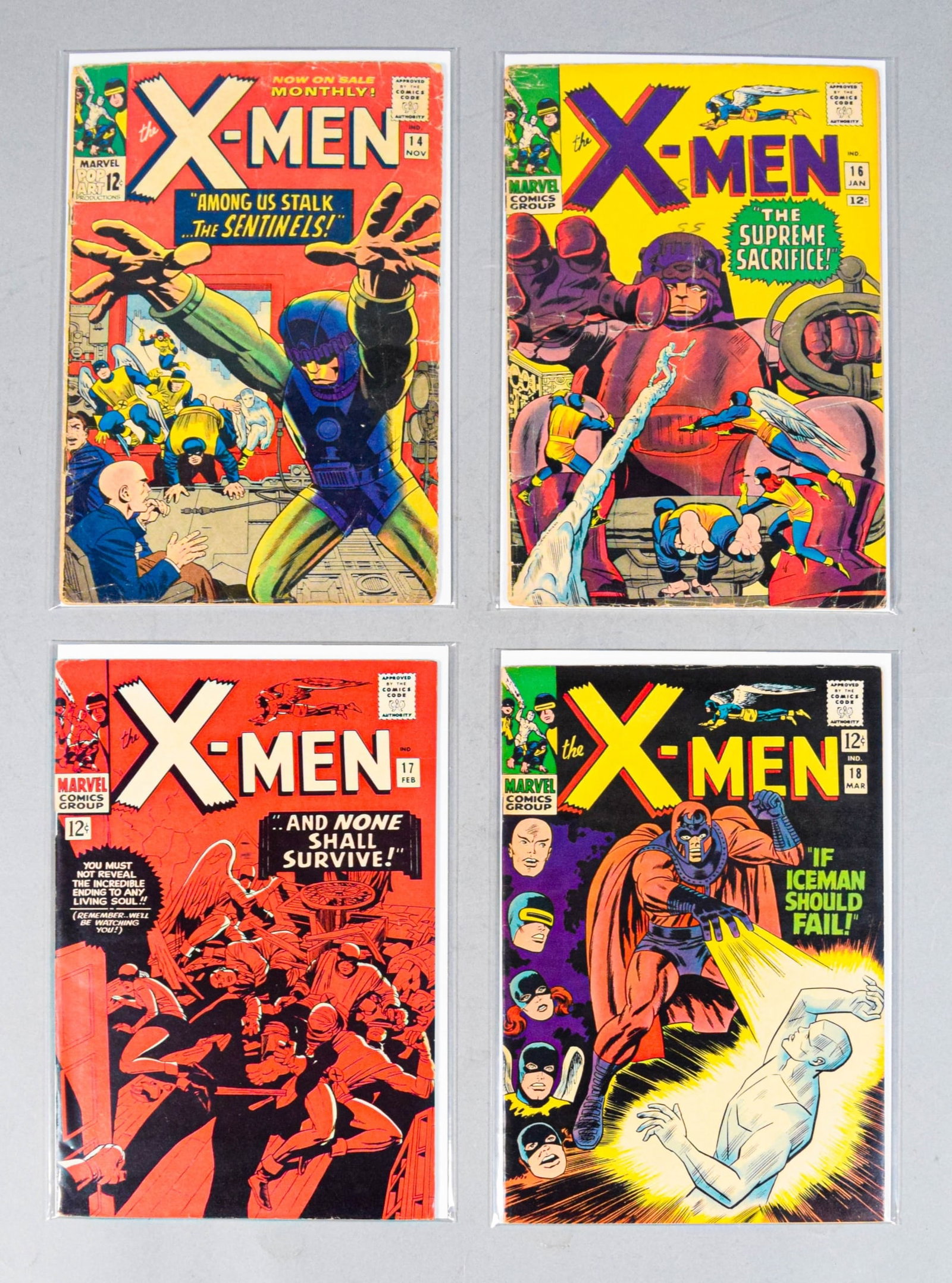 4 X-Men Comic Books 1st Sentinels (1 of 11)