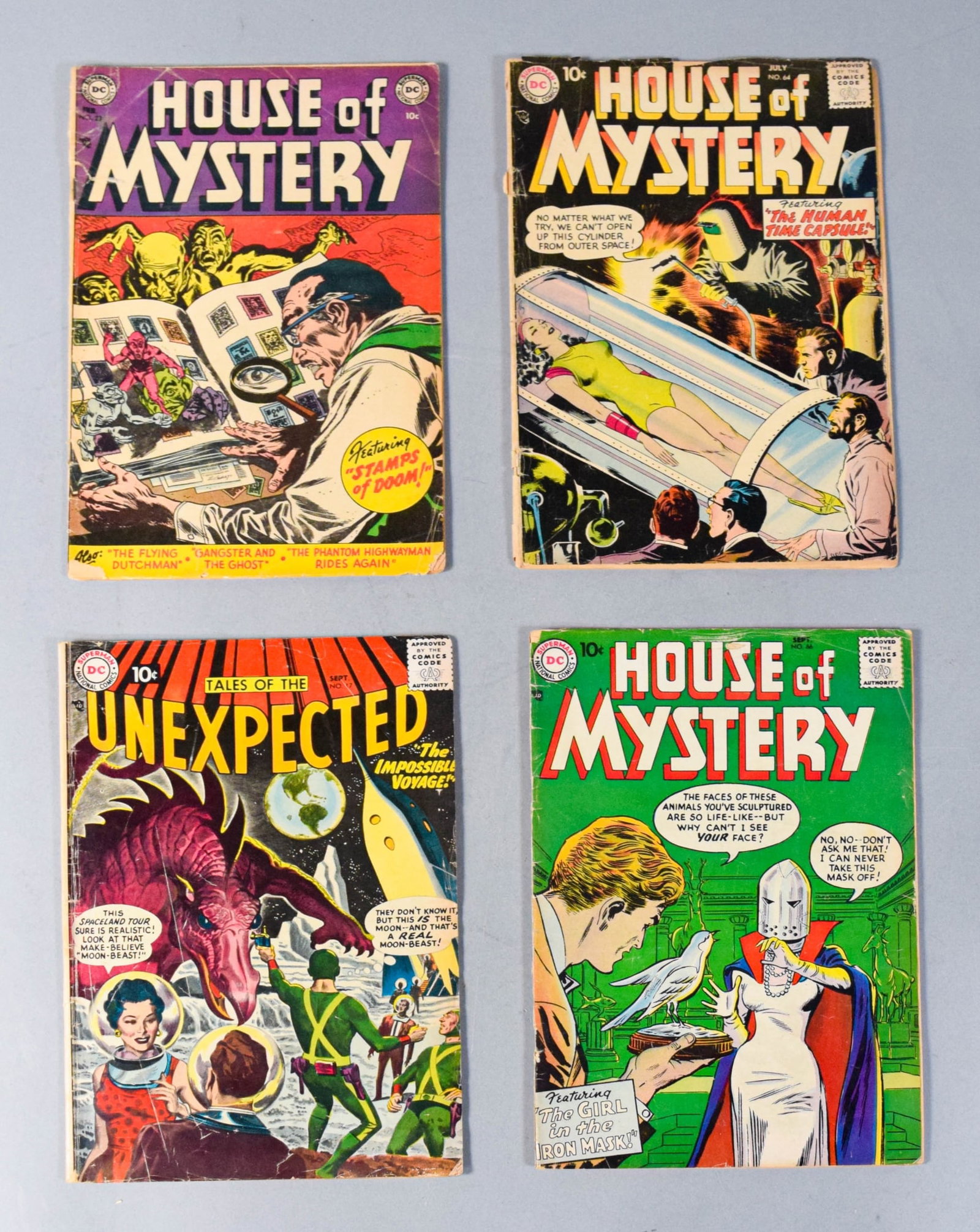 4 Comic Books House Of Mystery and Tales of the Unexpected (1 of 7)