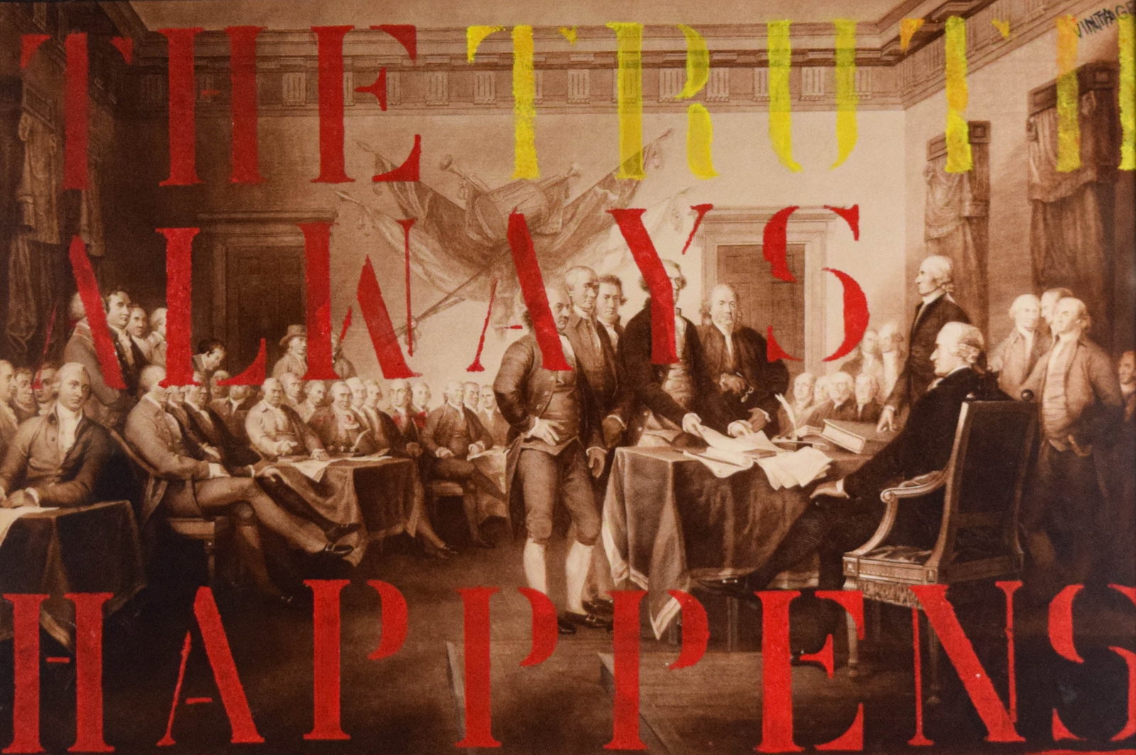 Peter Tunney Mixed Media The Truth Always Happens (1 of 12)