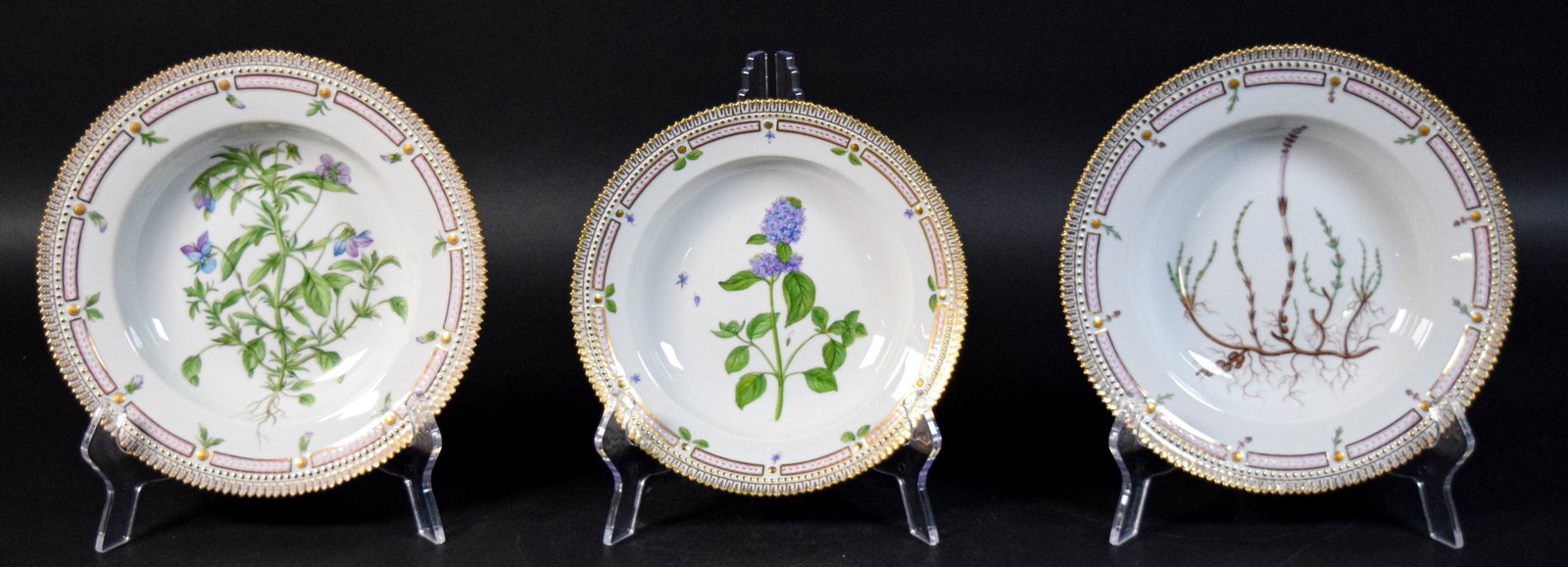 3 Royal Copenhagen Flora Danica Bowls (1 of 14)