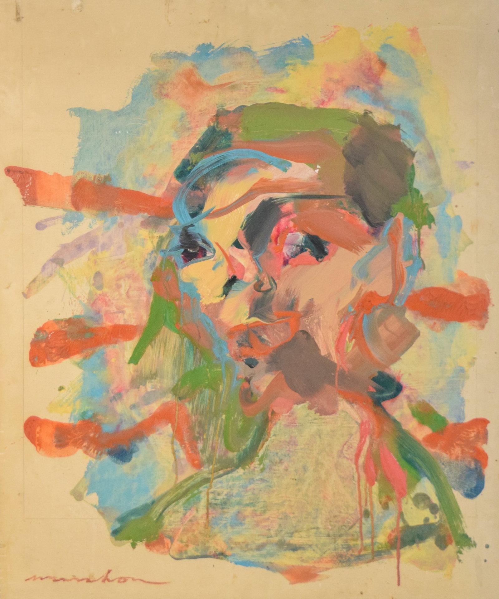 John McMahon Oil on Panel Turning Head (1 of 8)