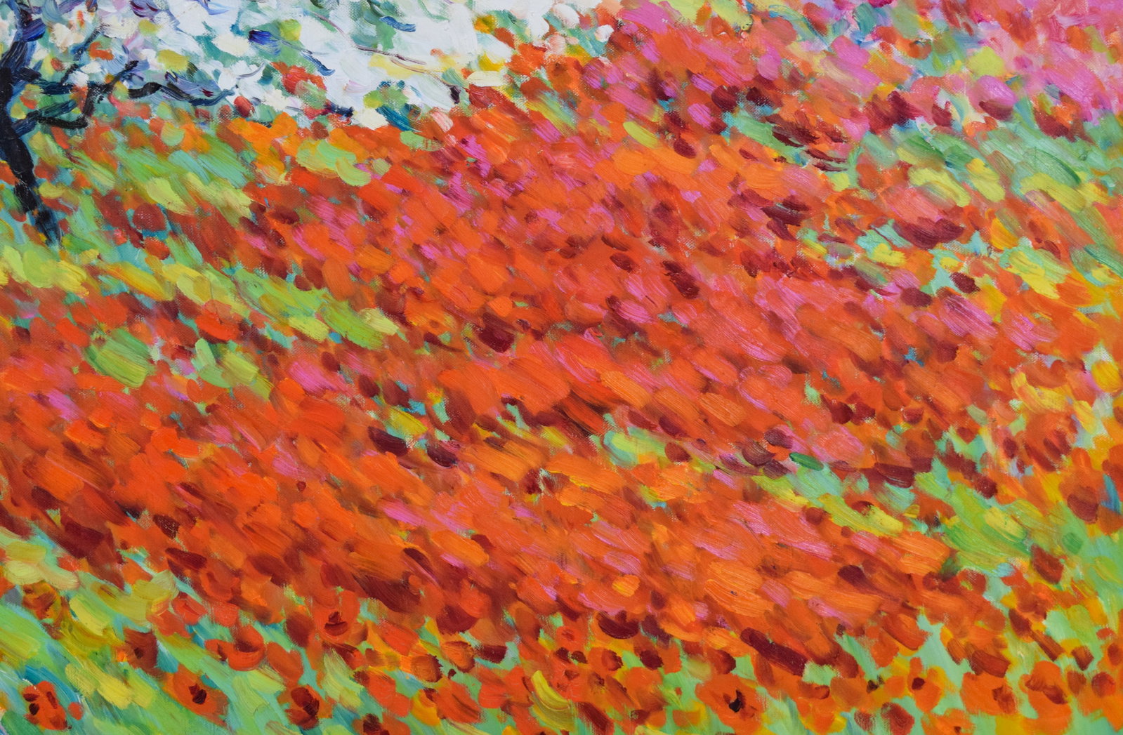 Omar Hamdi Malva Oil on Canvas Impressionist Landscape - 5