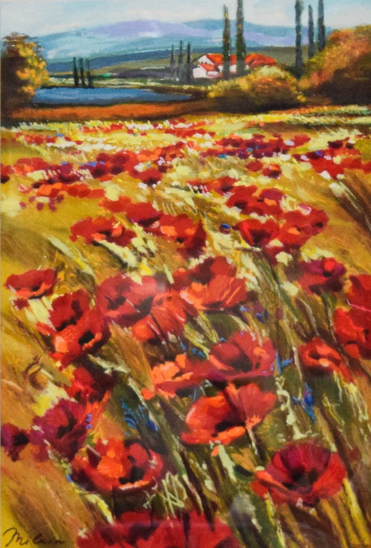 Michael Milkin Giclee Red Poppies (1 of 7)