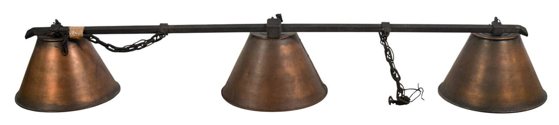 Arts and Crafts Style Billiard Light Fixture (1 of 13)