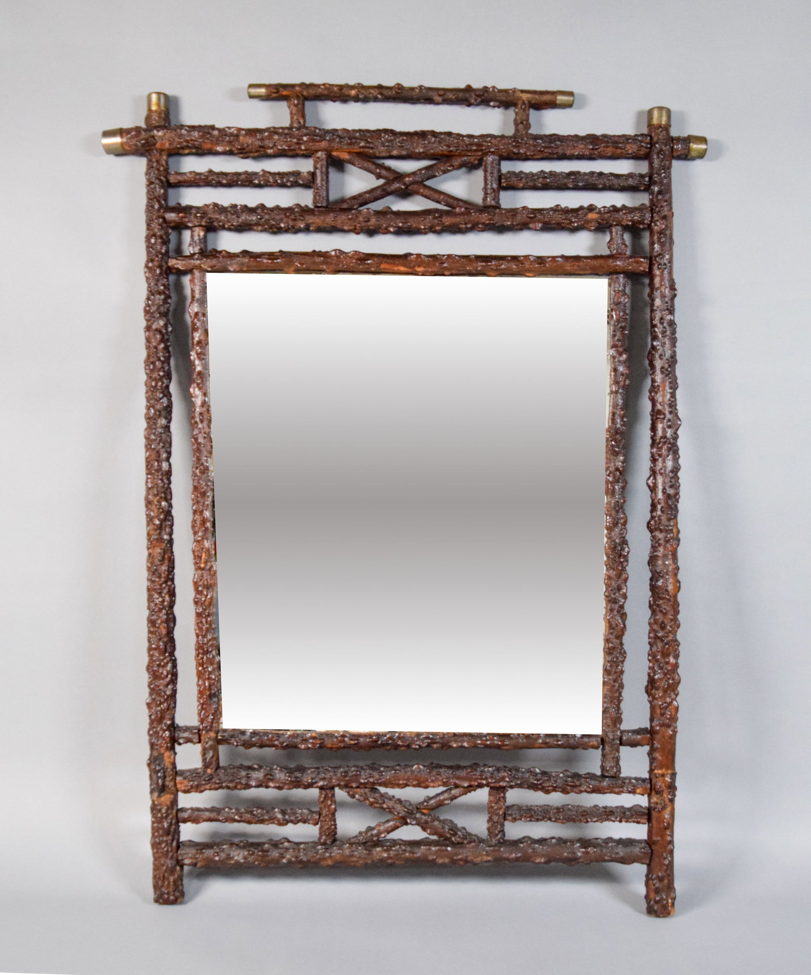 Rustic Adirondack Style Wall Mirror (1 of 6)