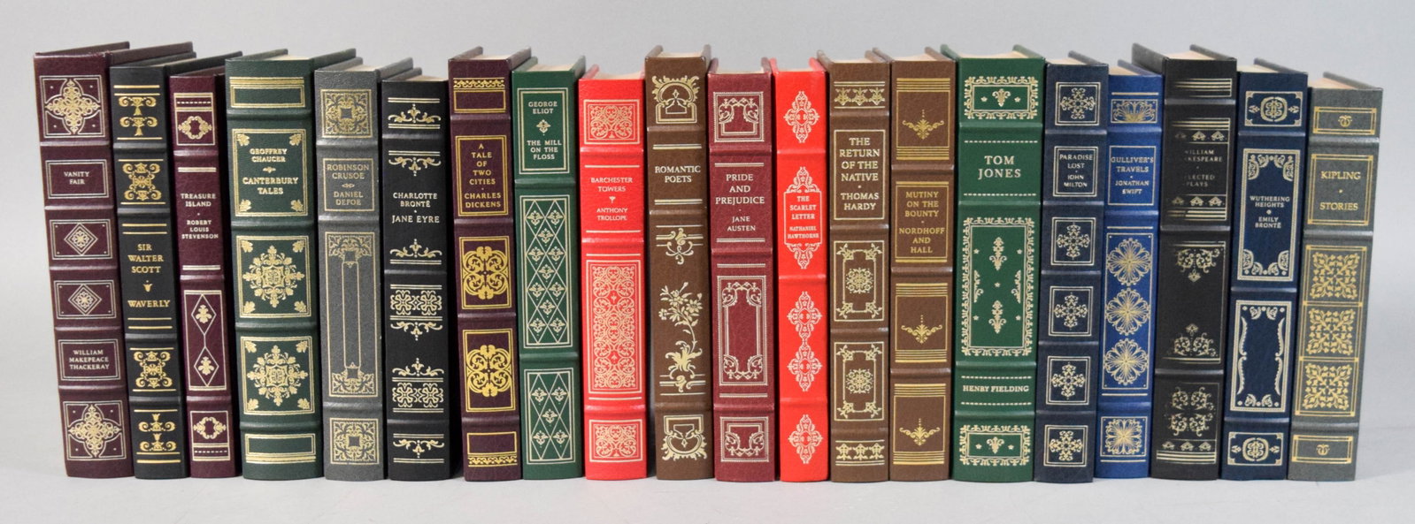 Collection of 20 Franklin Library Leather Bound Books (1 of 10)