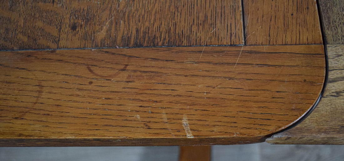 Oak Draw Leaf Pub Table - 11