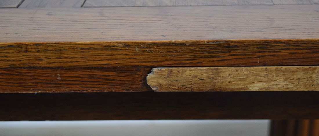 Oak Draw Leaf Pub Table - 17
