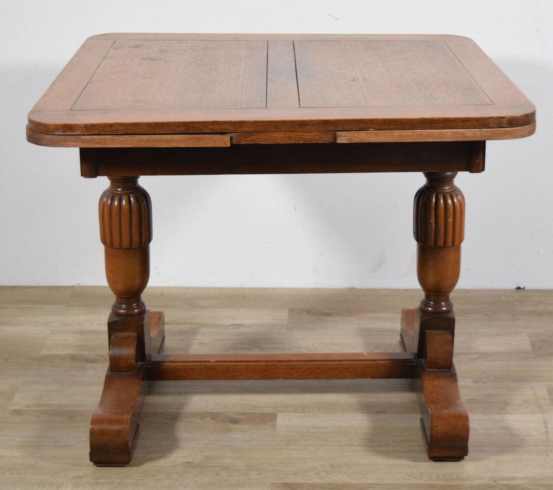 Oak Draw Leaf Pub Table - 5