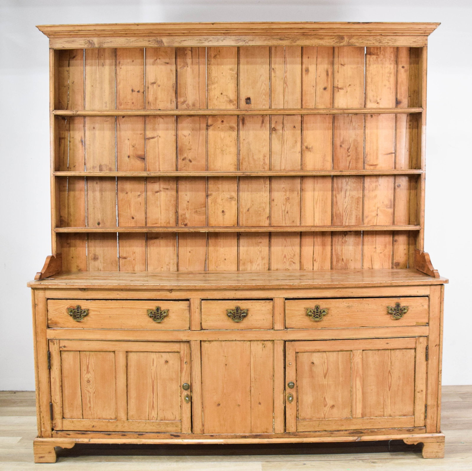 19th Century Two Piece Pine Welsh Dresser (1 of 18)