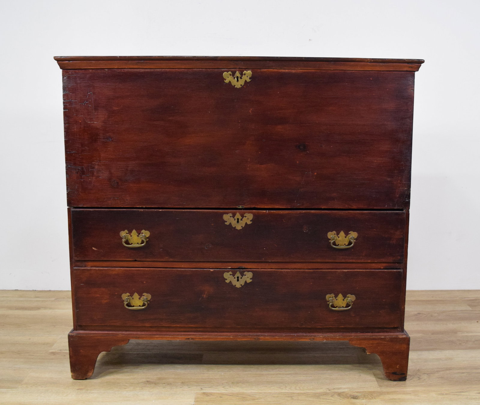 Pine Blanket Chest with Two Drawers (1 of 11)
