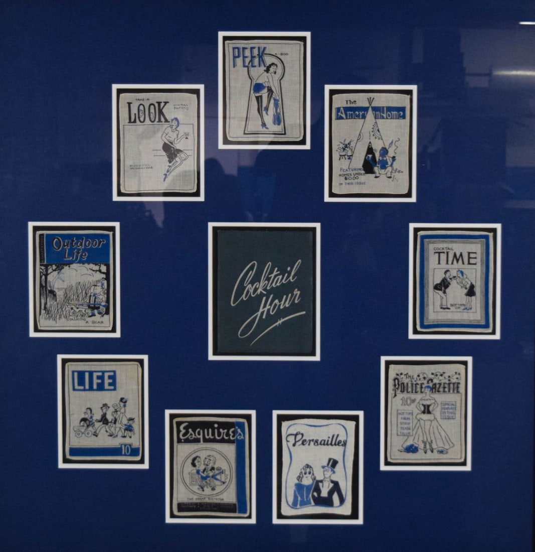 Vintage Satirical Magazine Cover Textile Display (1 of 13)