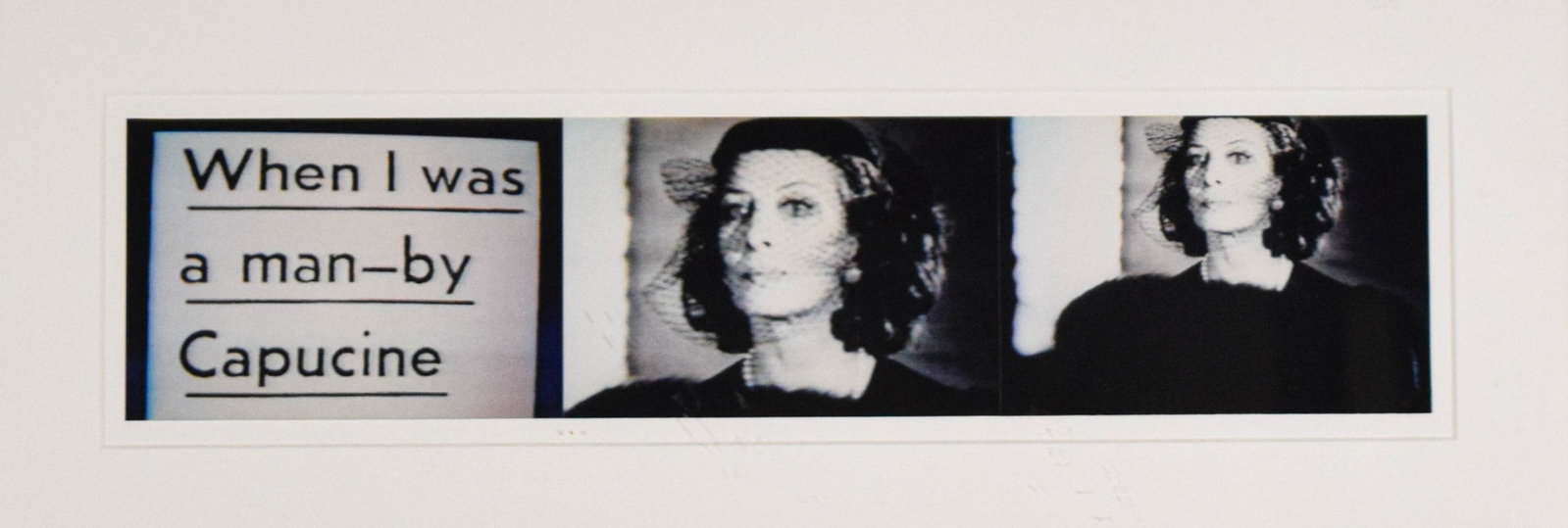 John Waters Chromogenic Print Capucine Edition 1/8: John Waters (American, b. 1946). Chromogenic photograph print, Capucine. Signed, titled and numbered 1/8 in ink on verso of frame, and with American Fine Arts Co., Colin De Land Fine Art, New York lab