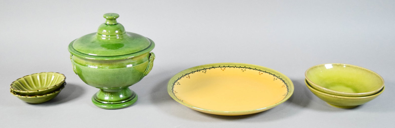 Collection of French Glazed Earthenware by Biot, Le Po?«t-Laval, and Jars Ceramistes (1 of 15)
