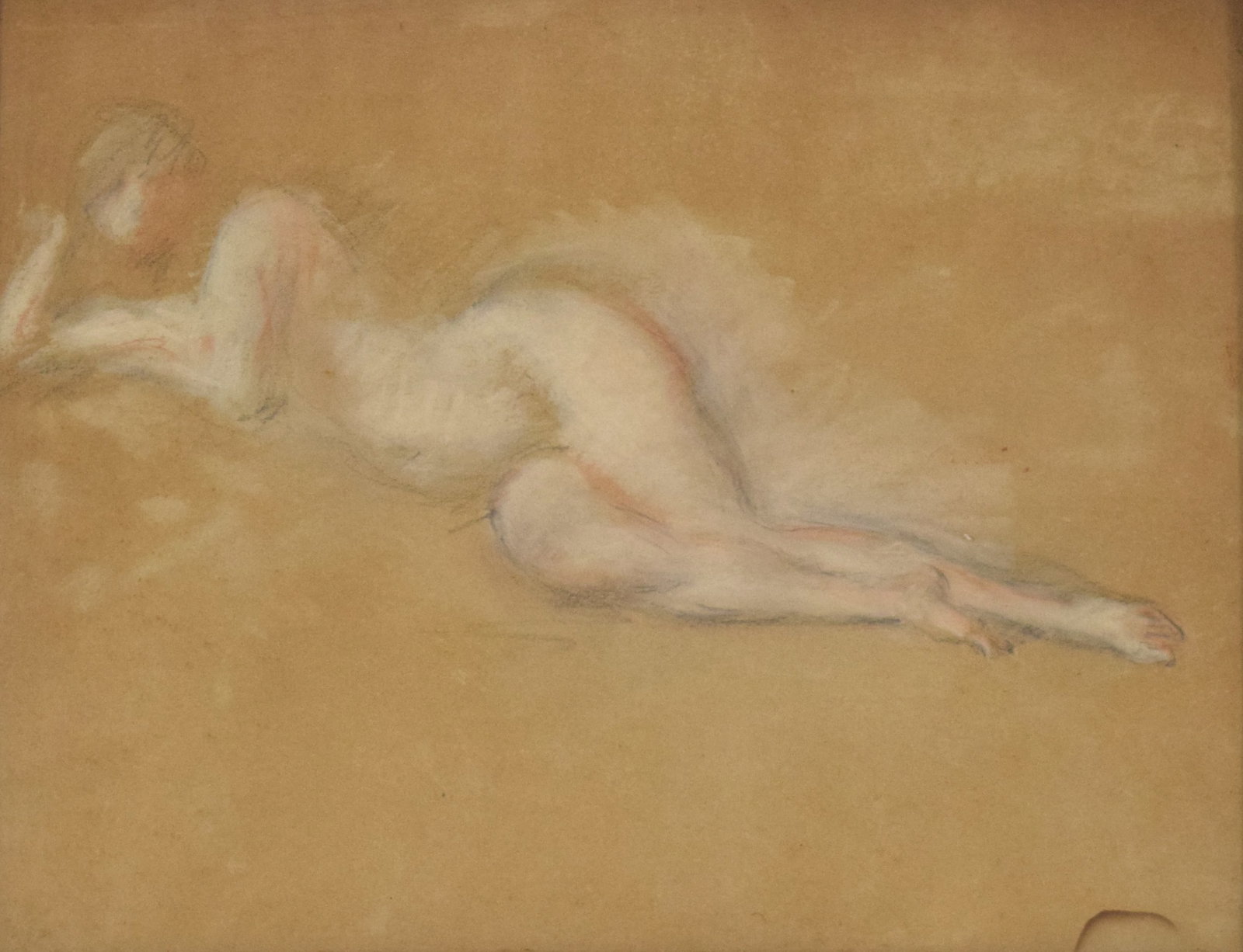 Pastel Drawing Reclining Nude In The Style Of Renoir (1 of 6)
