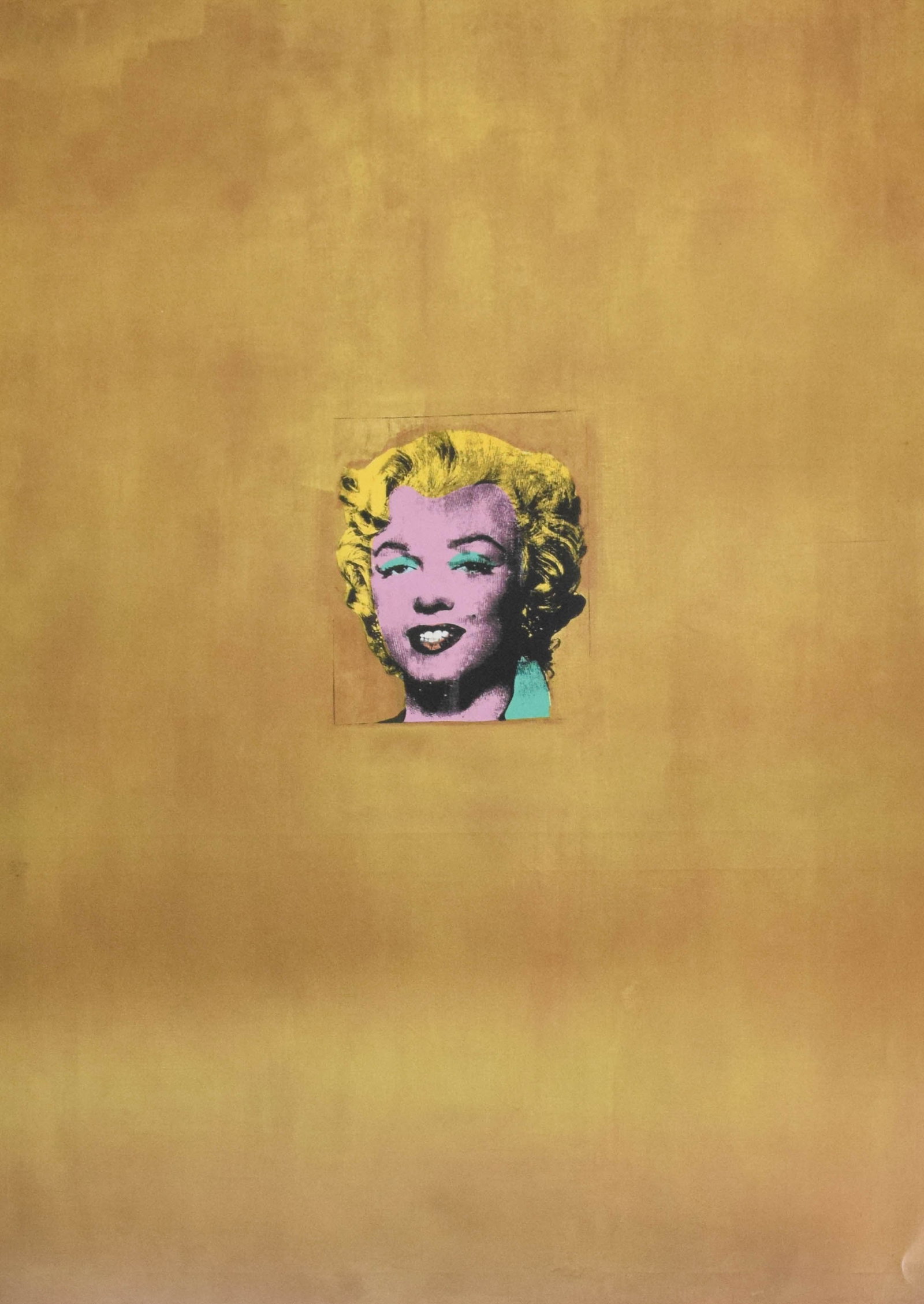 Andy Warhol MoMA Exhibition Poster, Gold Marilyn Monroe: Andy Warhol MoMA exhibition poster, Gold Marilyn Monroe. Offset lithograph, printed 2007. This is a non-editioned, museum-published reproduction. 43 x 28 1/4 inches overall.