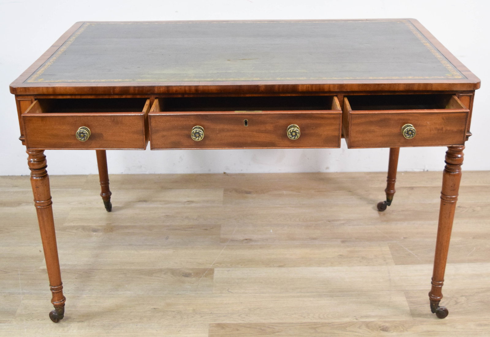 Mahogany Georgian Writing Table - 2