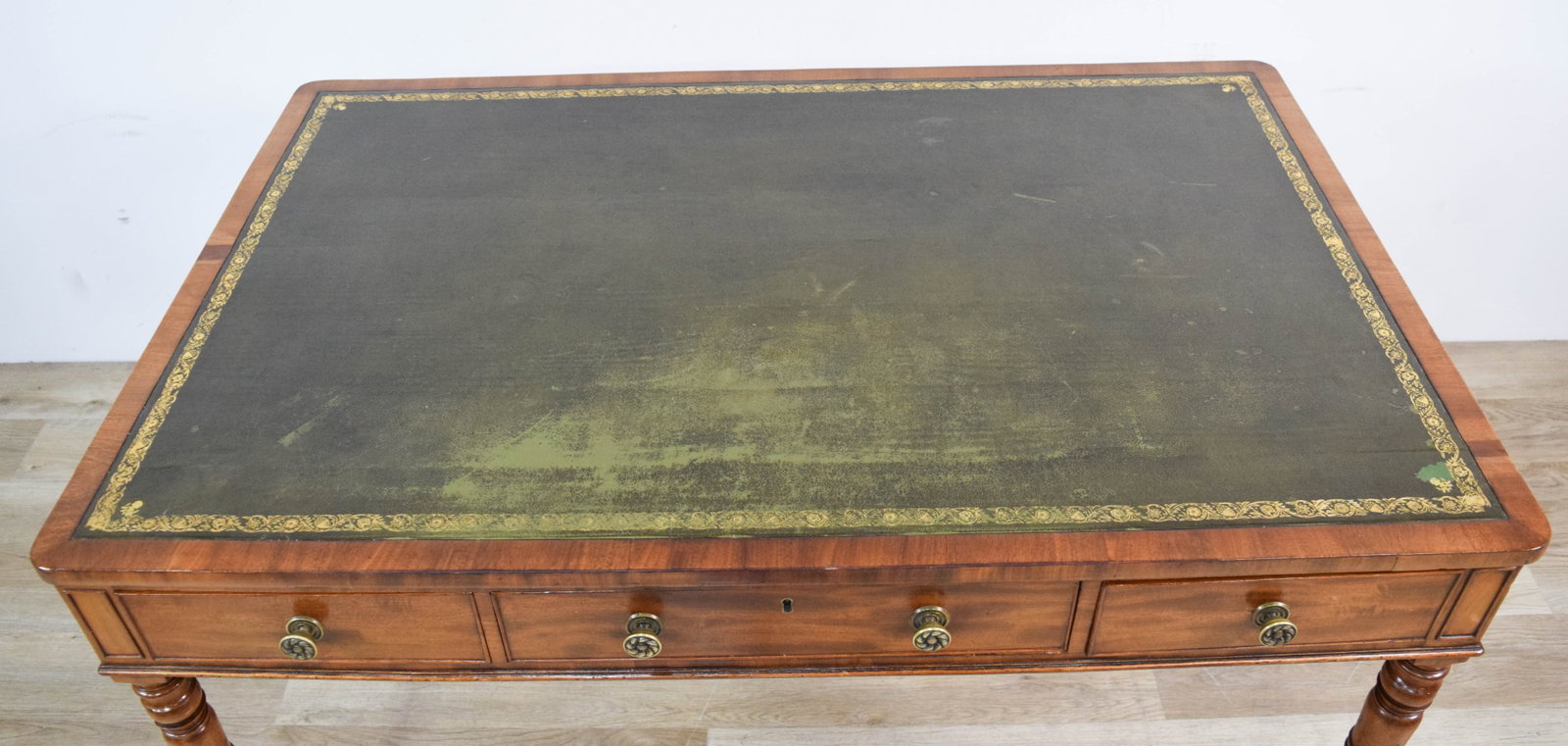Mahogany Georgian Writing Table - 5
