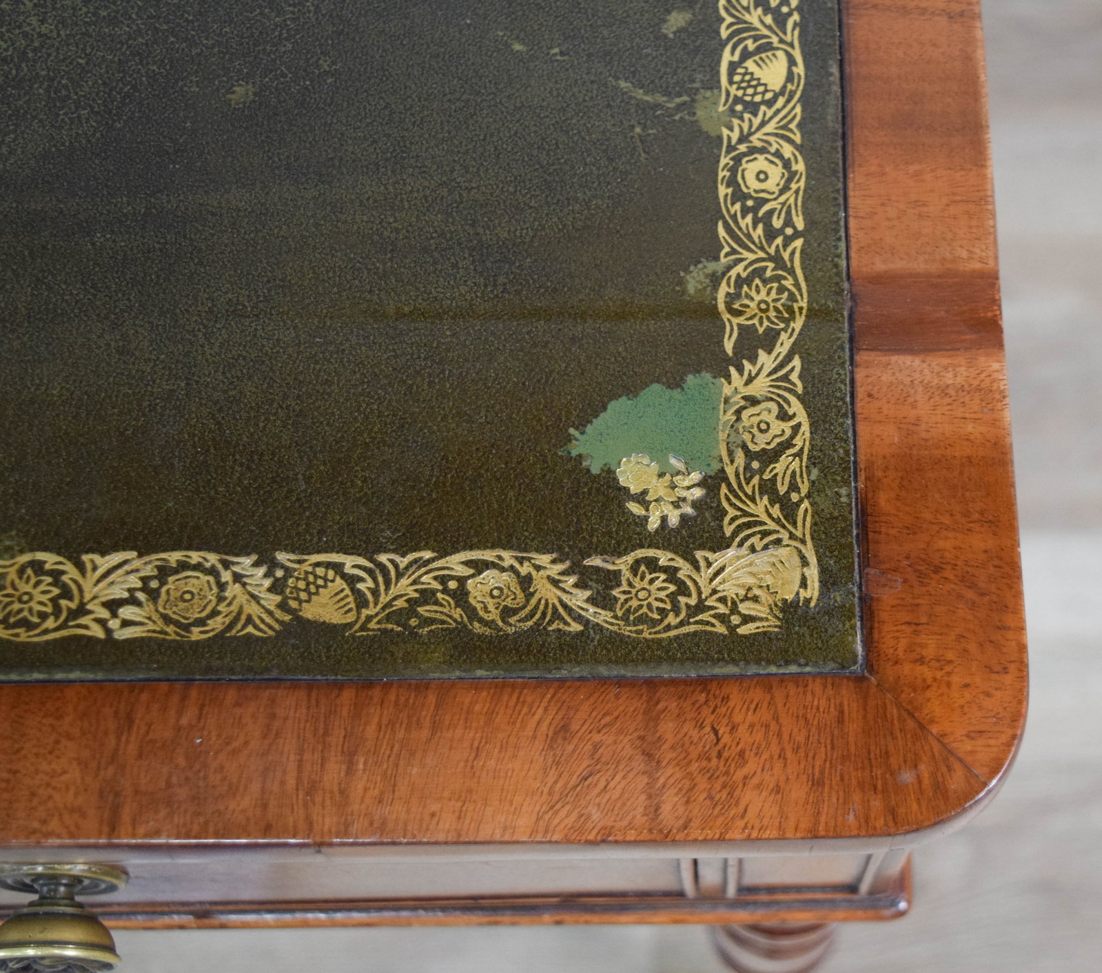 Mahogany Georgian Writing Table - 6