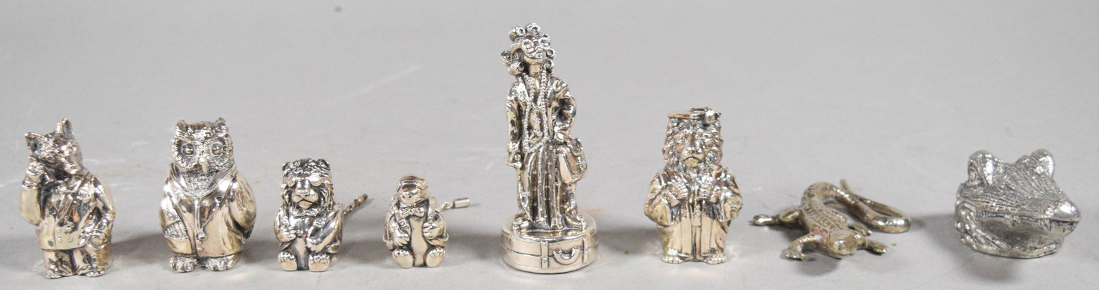 8 Magrino Silver Plated and Cast Pewter Animal Figurines (1 of 12)