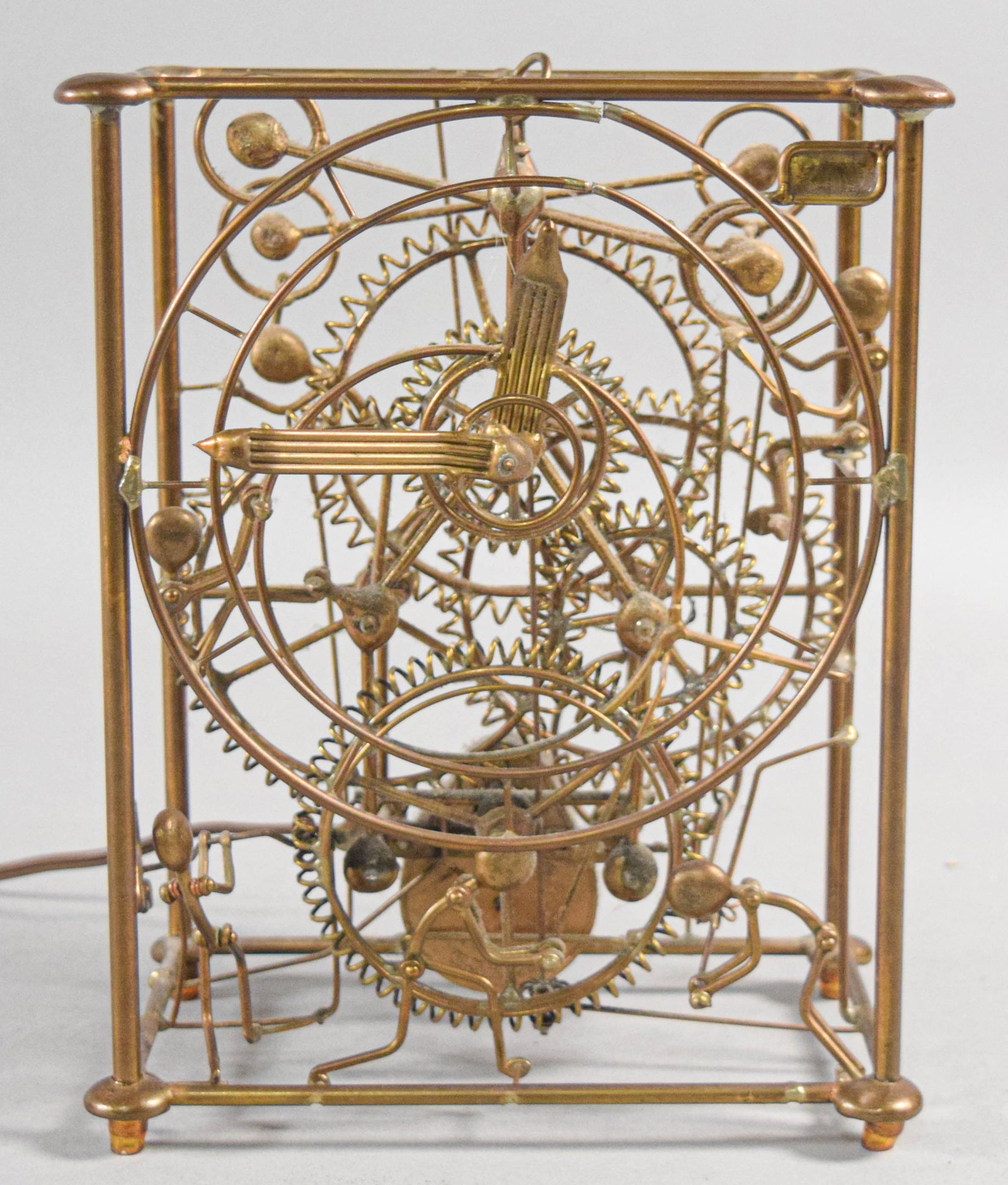Gordon Bradt Kinetico Six Man Electric Kinetic Skeleton Clock (1 of 14)