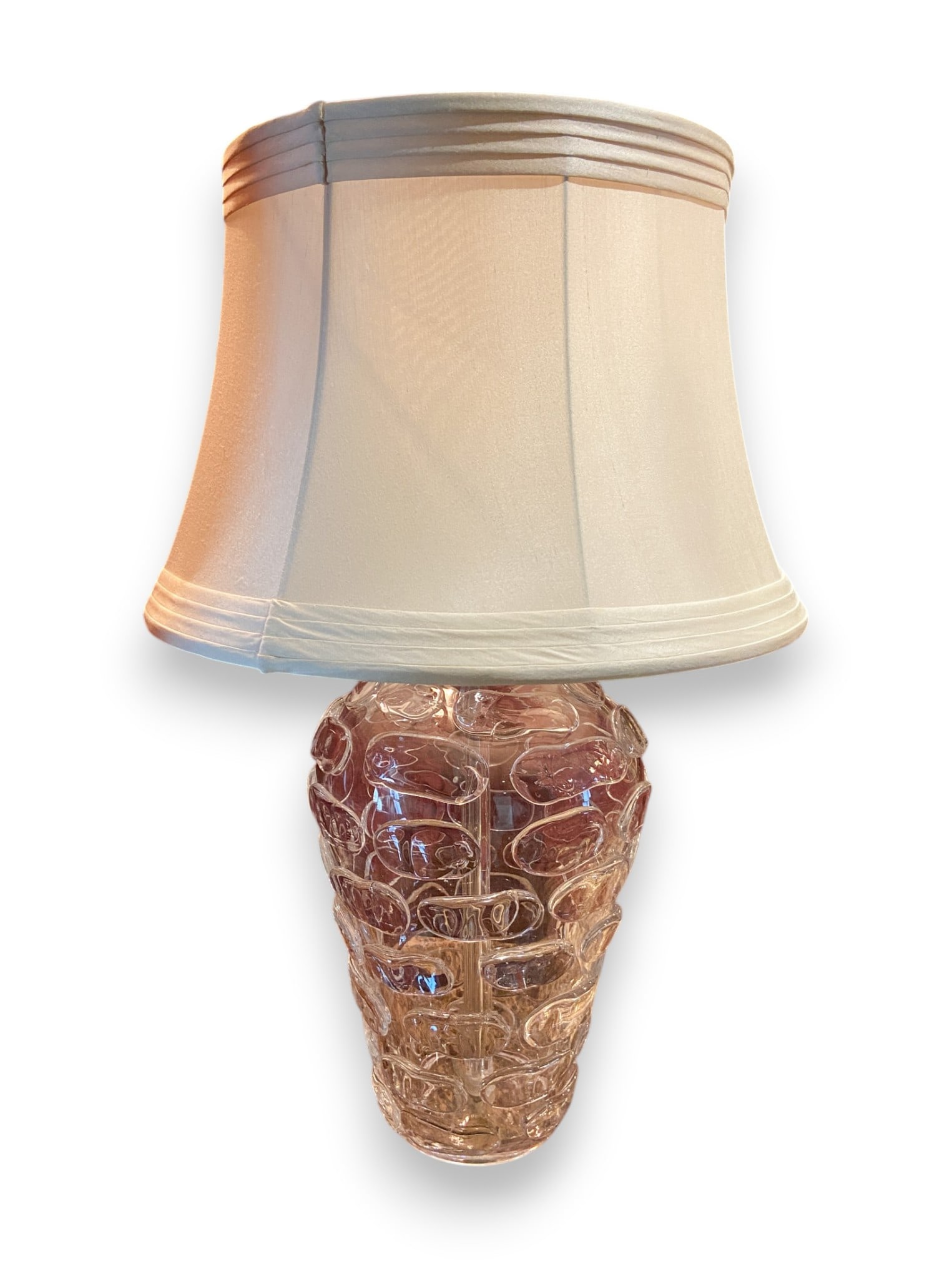 Attributed to Vaughan Textured Glass Table Lamp (1 of 7)