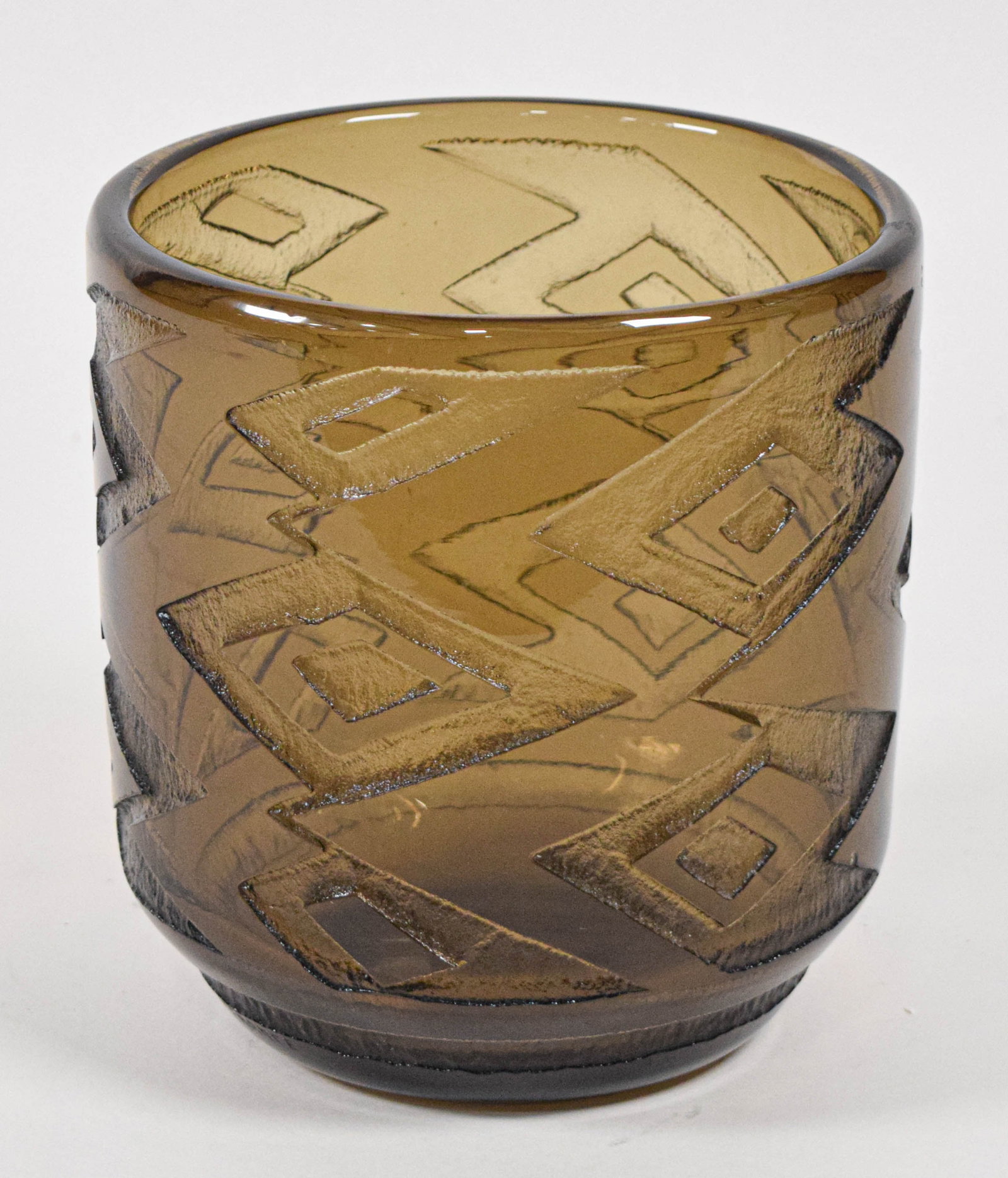 Pierre d'Avesn for Daum Nancy Art Deco Acid-Etched Glass Vase (1 of 10)