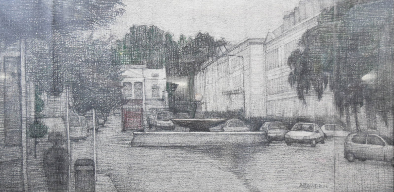 Anastasia Alexandrin Large-Scale Drawing Urban Landscape (1 of 7)