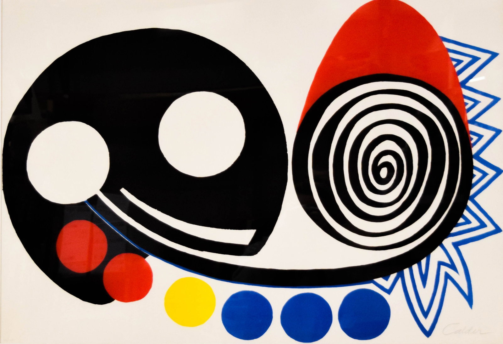 Alexander Calder Lithograph Abstract Composition (1 of 8)