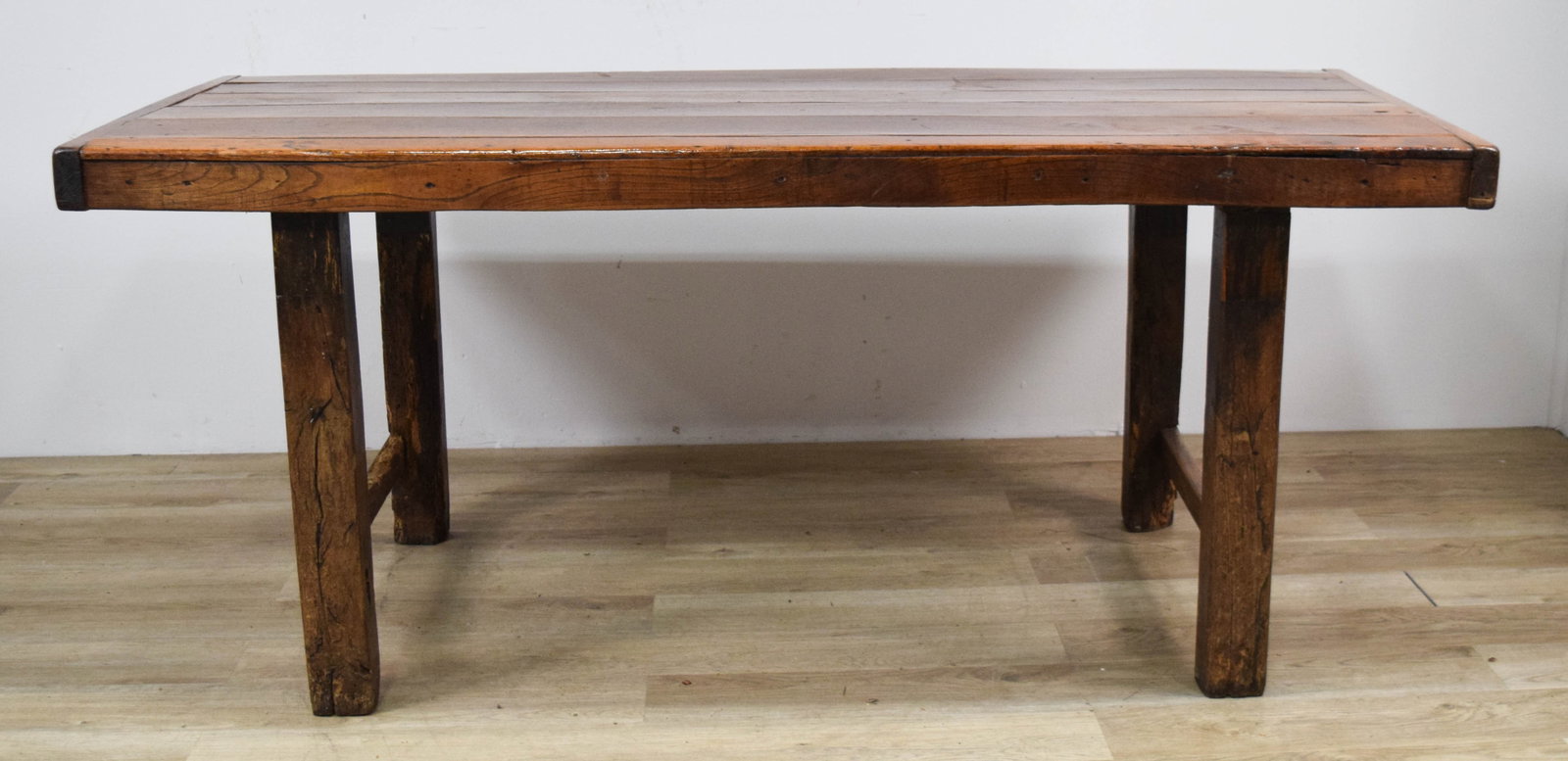 Primitive Hardwood Farmhouse Table (1 of 16)
