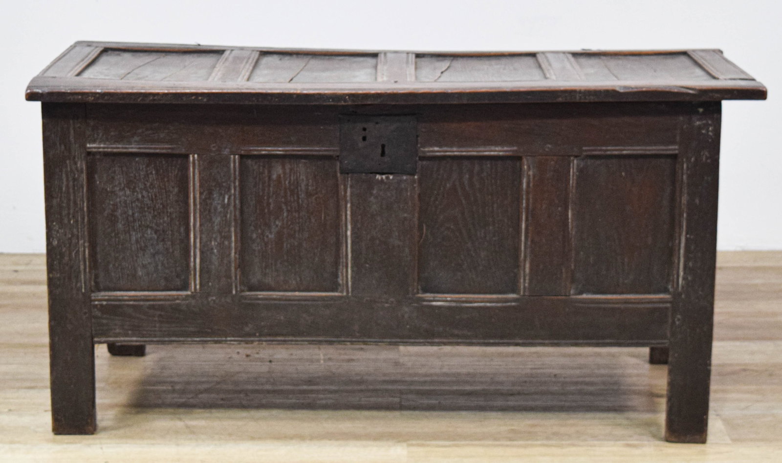 17th Century Joined Oak Coffer (1 of 11)