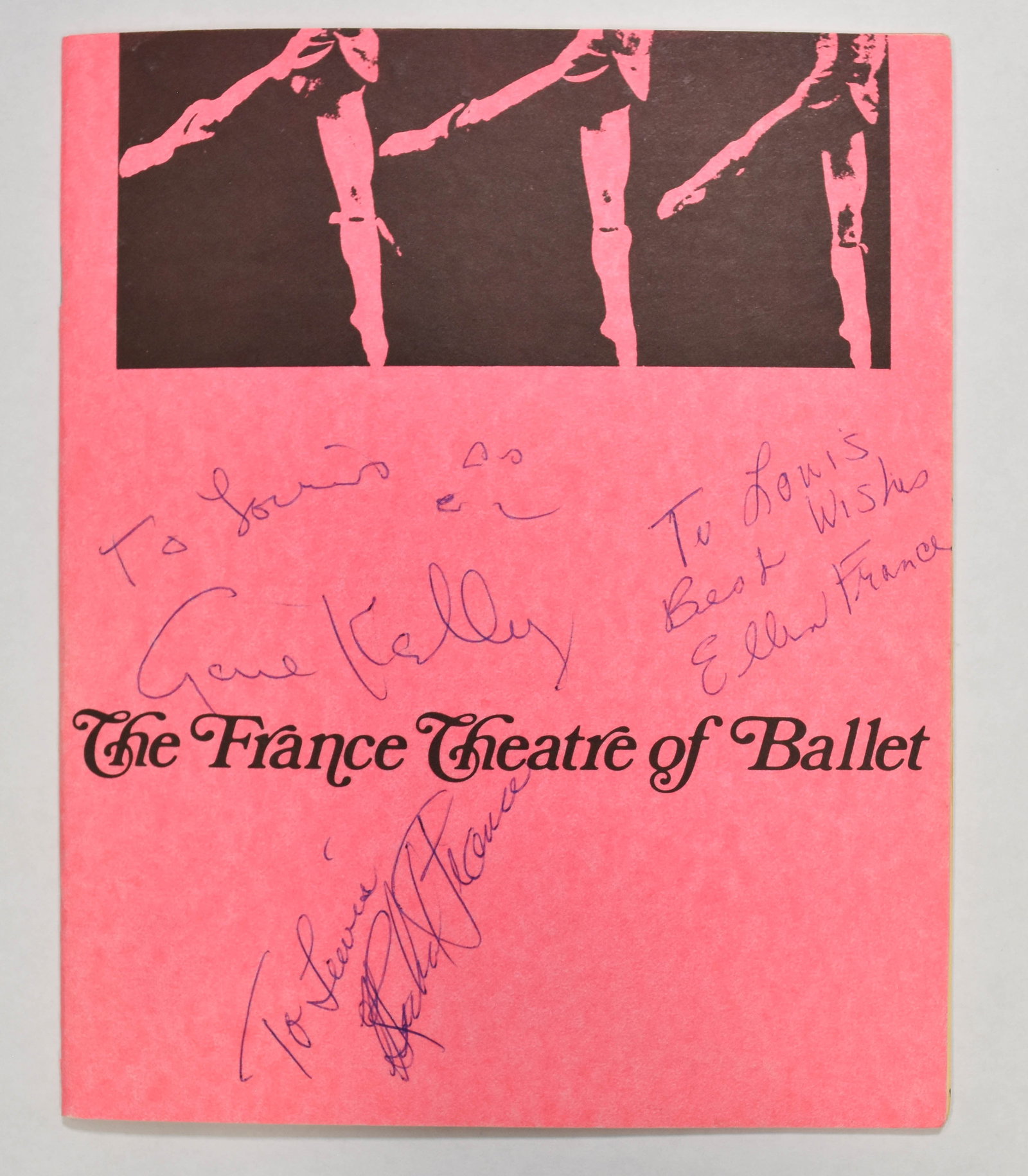 Signed Gene Kelly Program The France Theatre of Ballet Premiere Benefit (1 of 8)