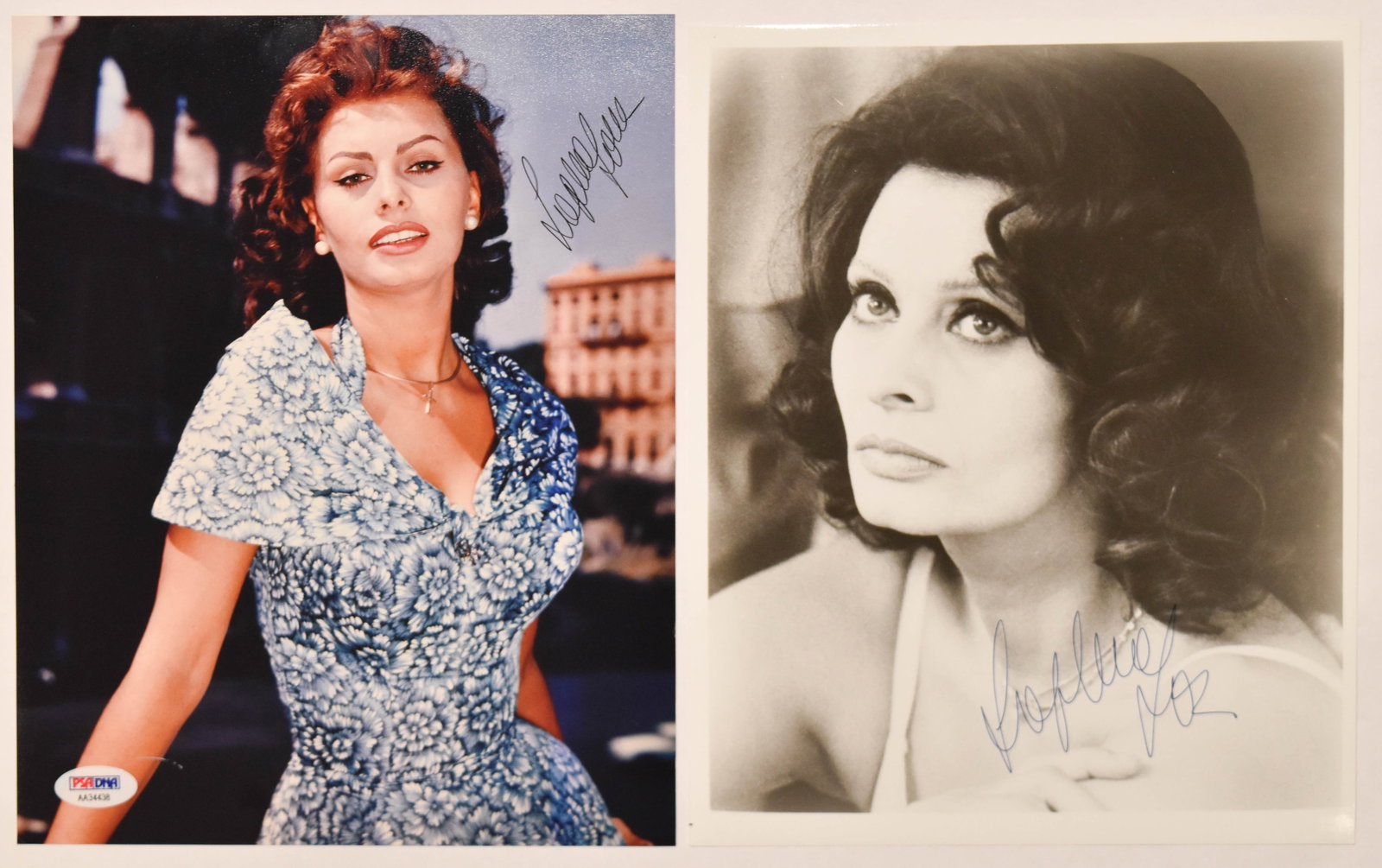 2 Sophia Loren Signed Photographs (1 of 9)