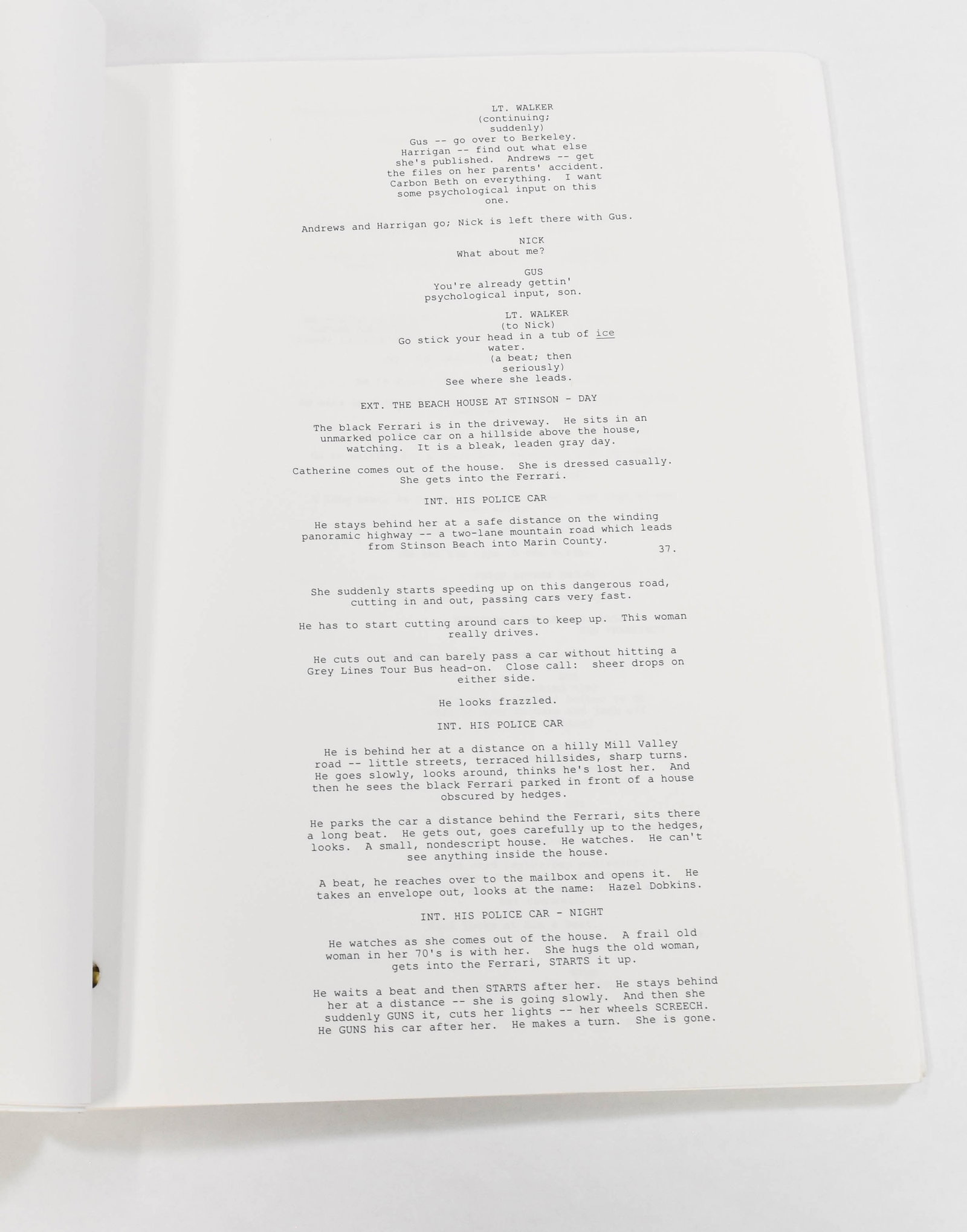 Sharon Stone Autographed Basic Instinct Movie Script - 5
