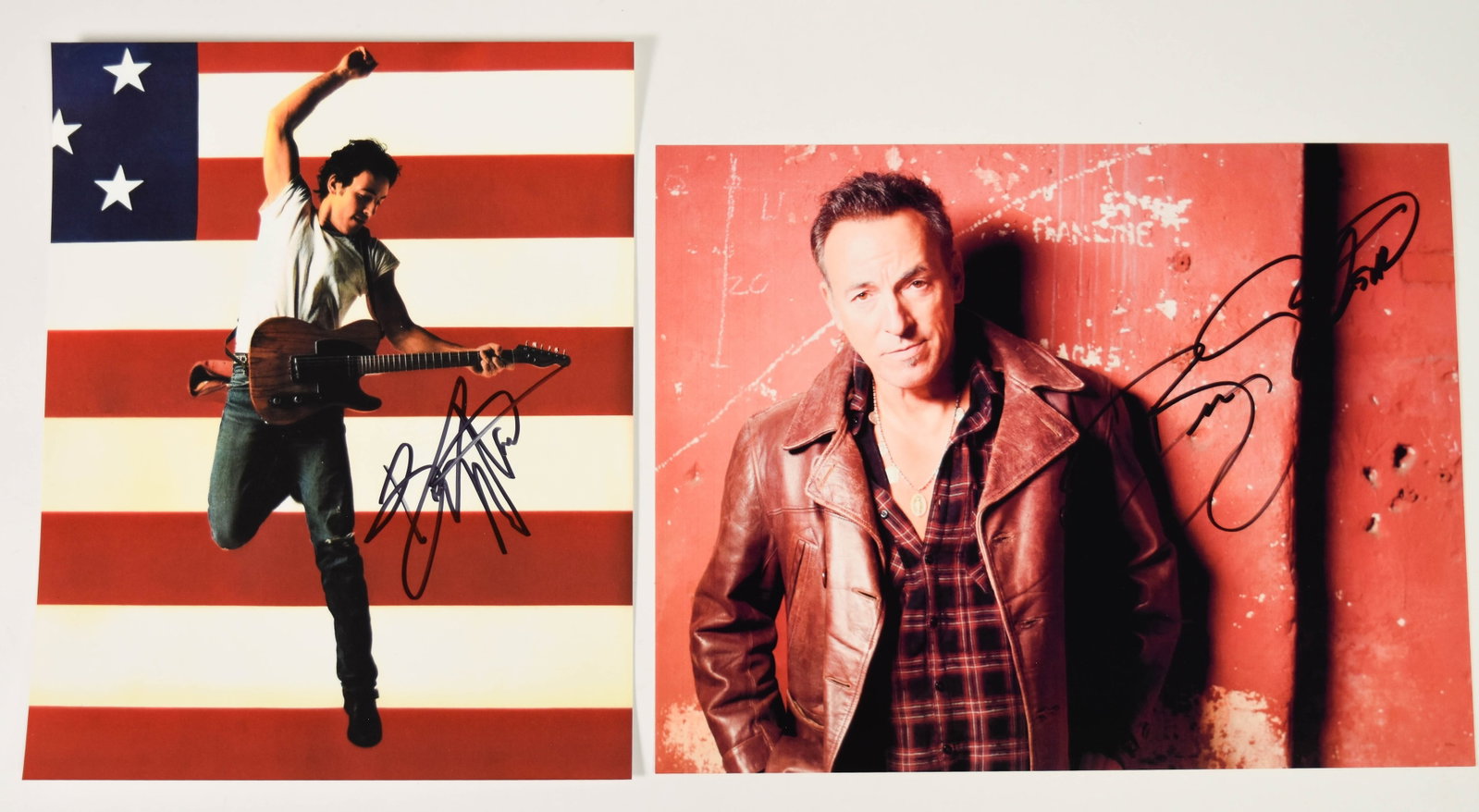 2 Bruce Springsteen Signed Color Photographs (1 of 4)