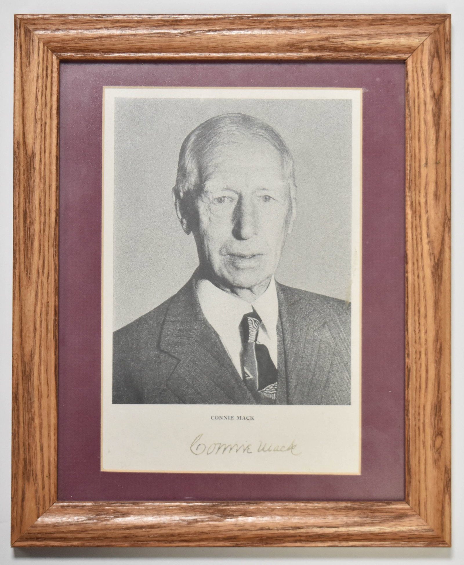 Black and White Photographic Print Connie Mack (1 of 7)