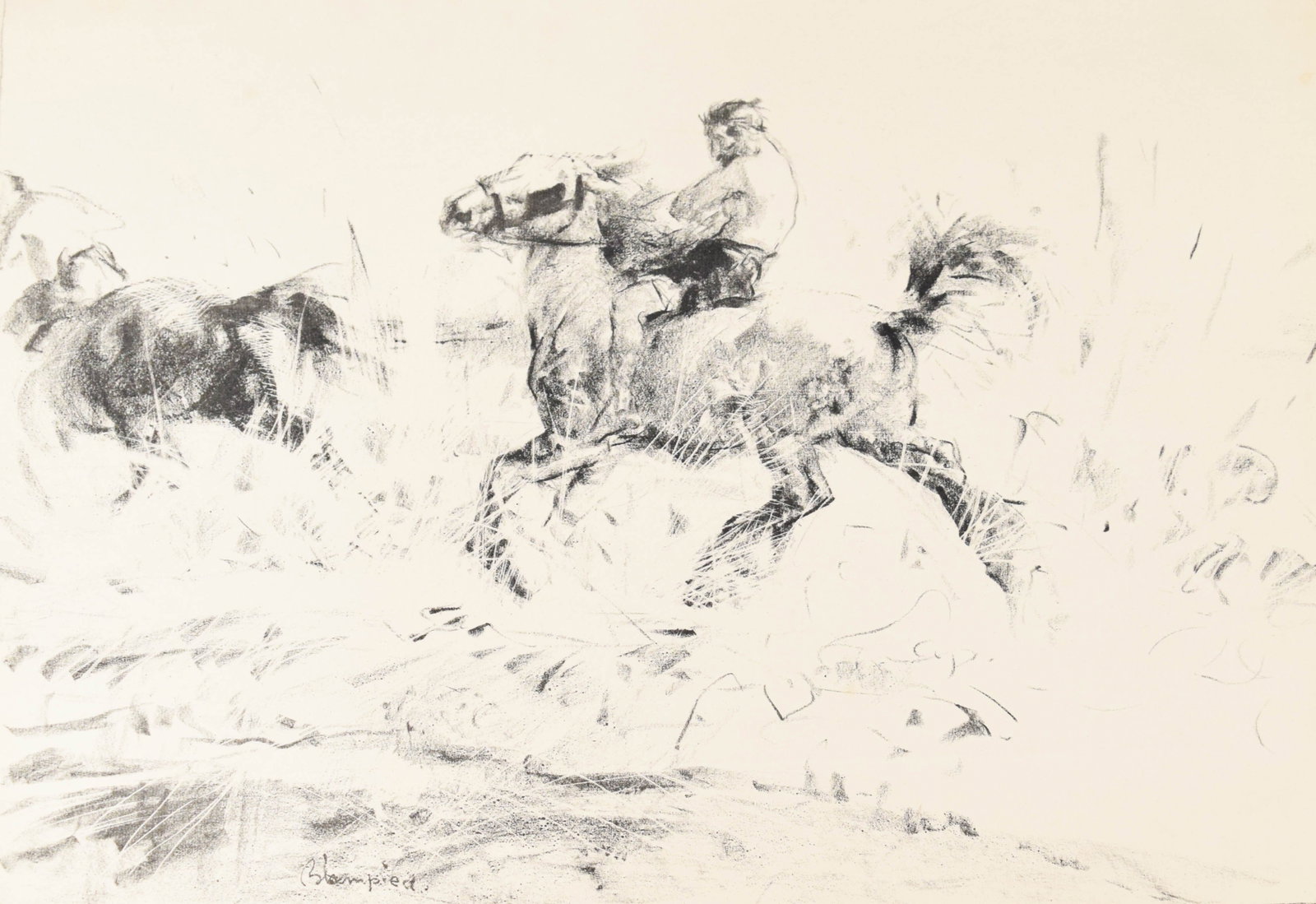 Edmund Blampied Lithograph Splash! Splash! (1 of 9)
