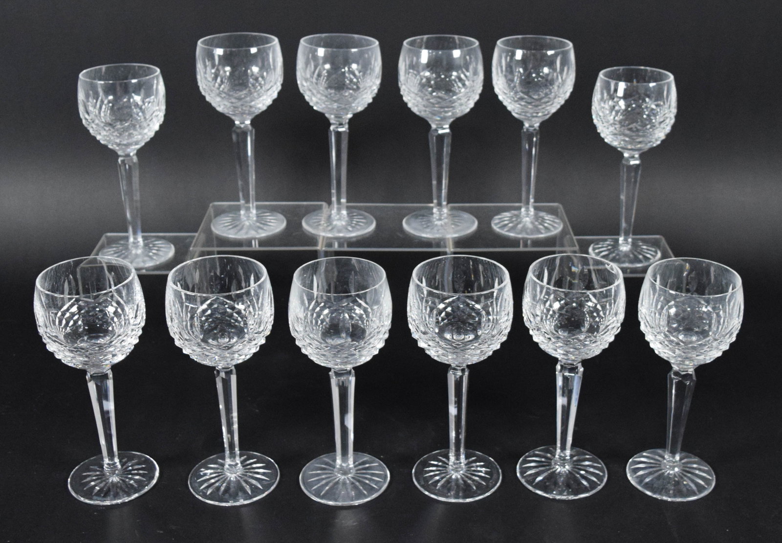12 Waterford Crystal Kenmare Hock Wine Glasses (1 of 10)