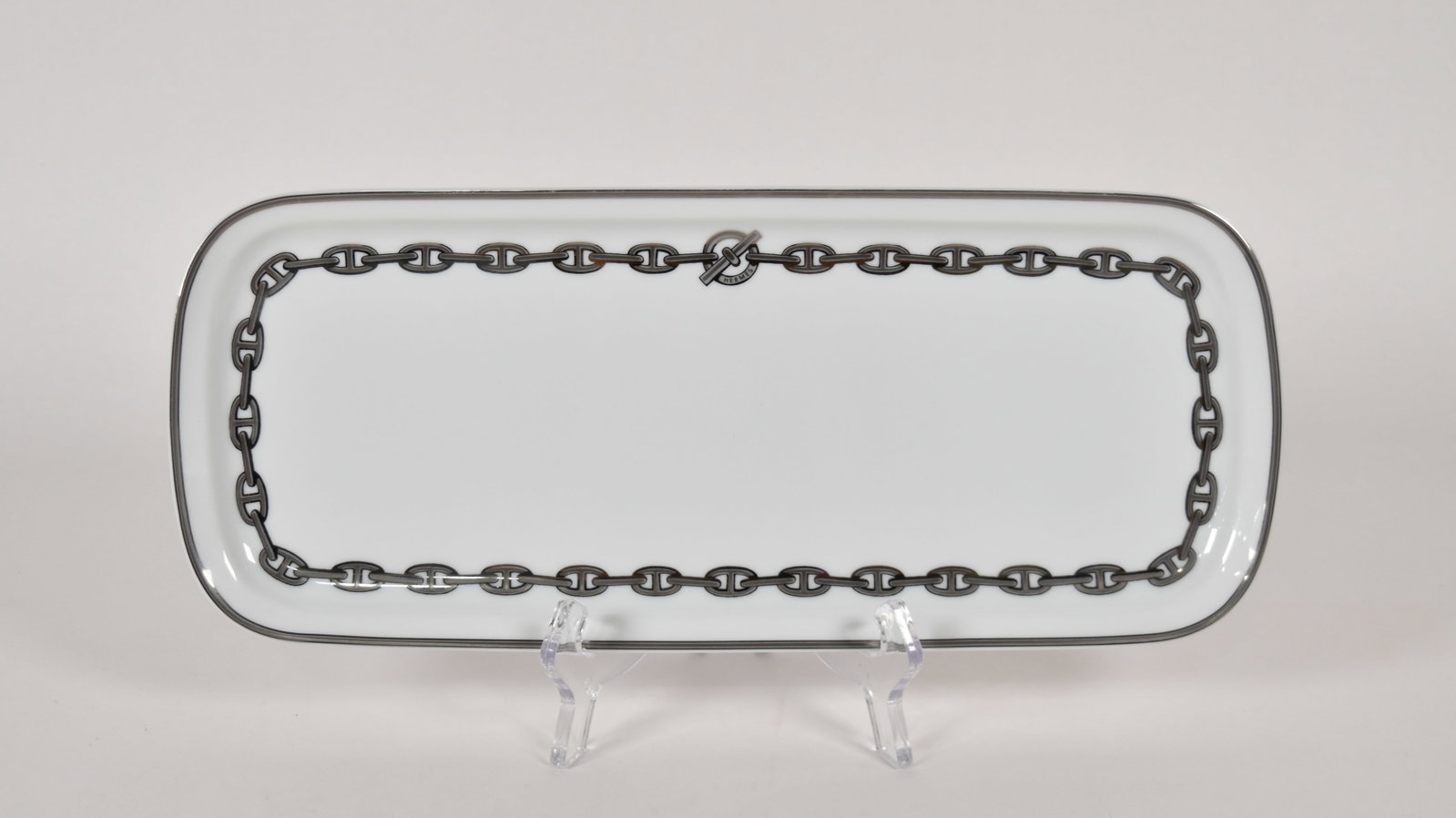 Hermes Chaine d'Ancre Porcelain Rectangular Tray (1 of 11)