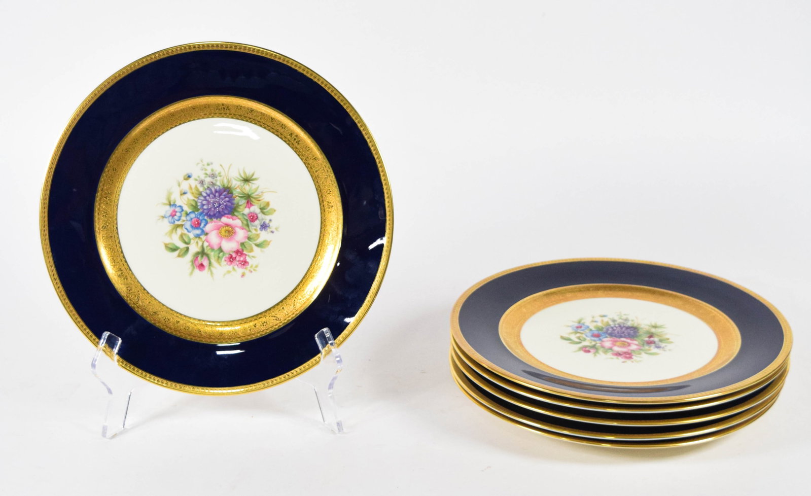 6 Rosenthal Ivory Porcelain Service Plates (1 of 7)
