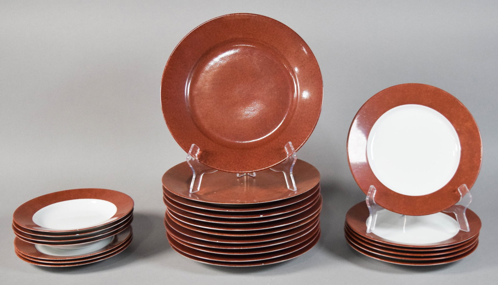25-Piece Collection of Laure Japy Limoges Dinnerware in the Les Mouchet?s Pattern (1 of 14)