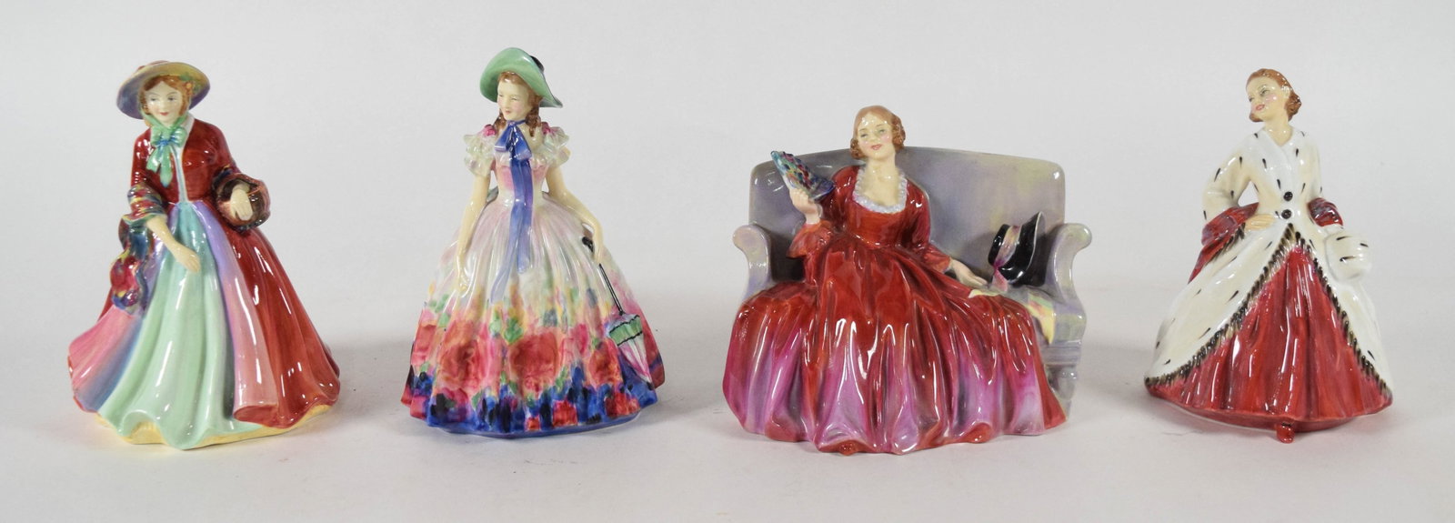 Group of 4 Royal Doulton and Paragon Bone China Figurines (1 of 16)