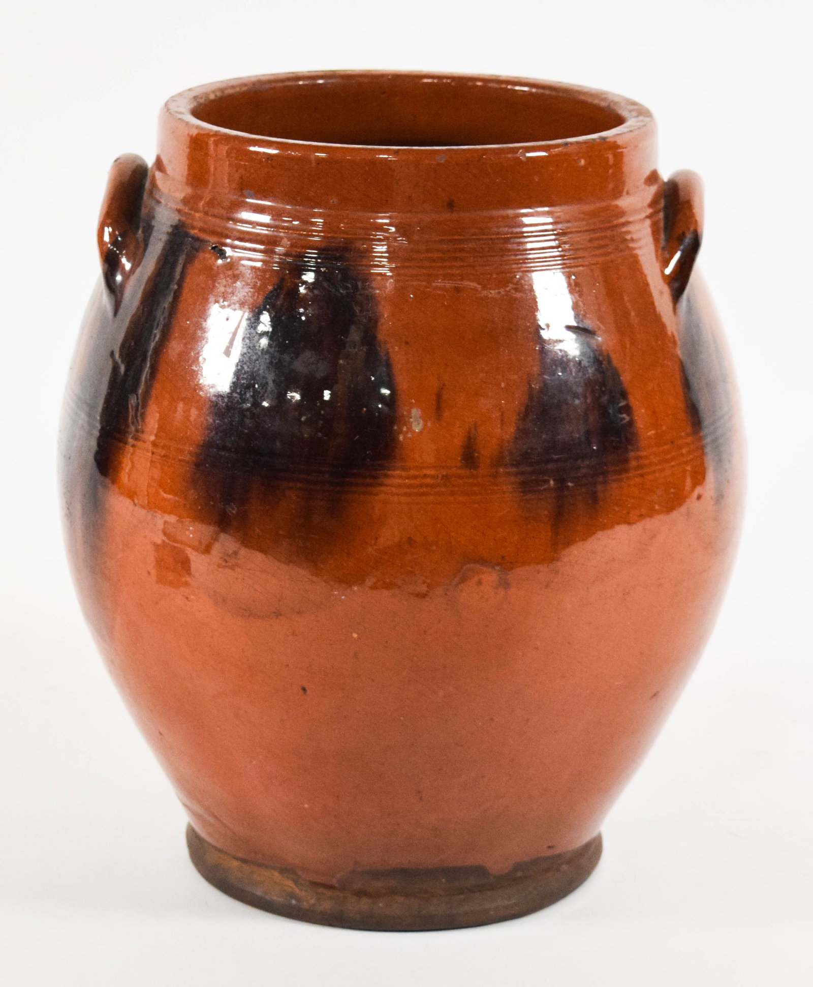 American Redware Manganese Splotched Storage Jar (1 of 11)