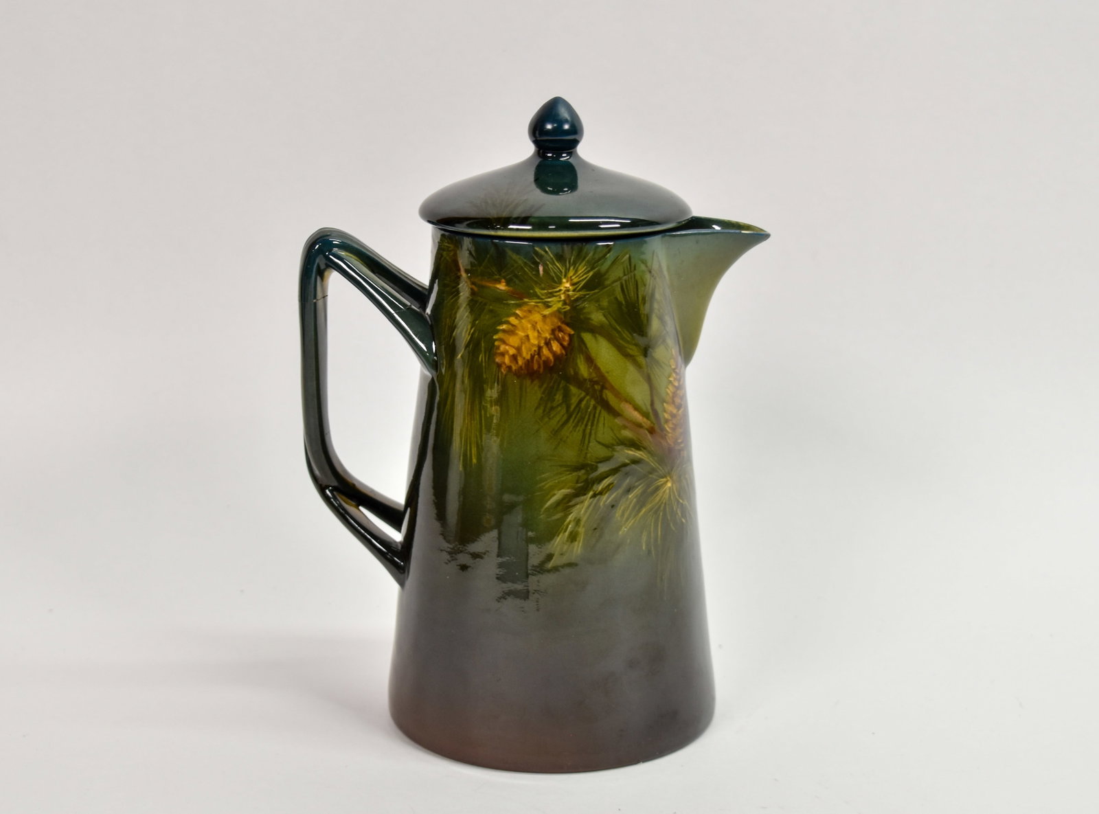 Rookwood Pottery Pine Cone Coffee Pot Wilcox and Nourse (1 of 17)