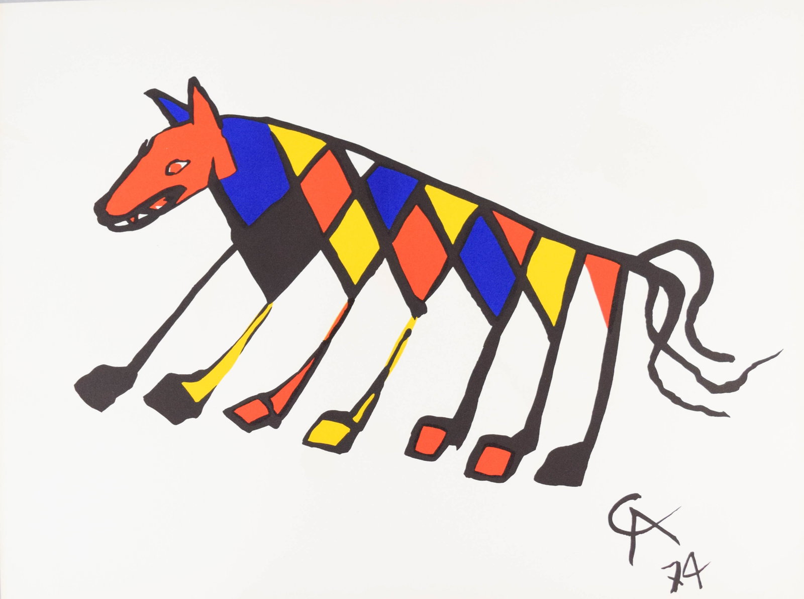 Alexander Calder Lithograph Beastie (1 of 8)