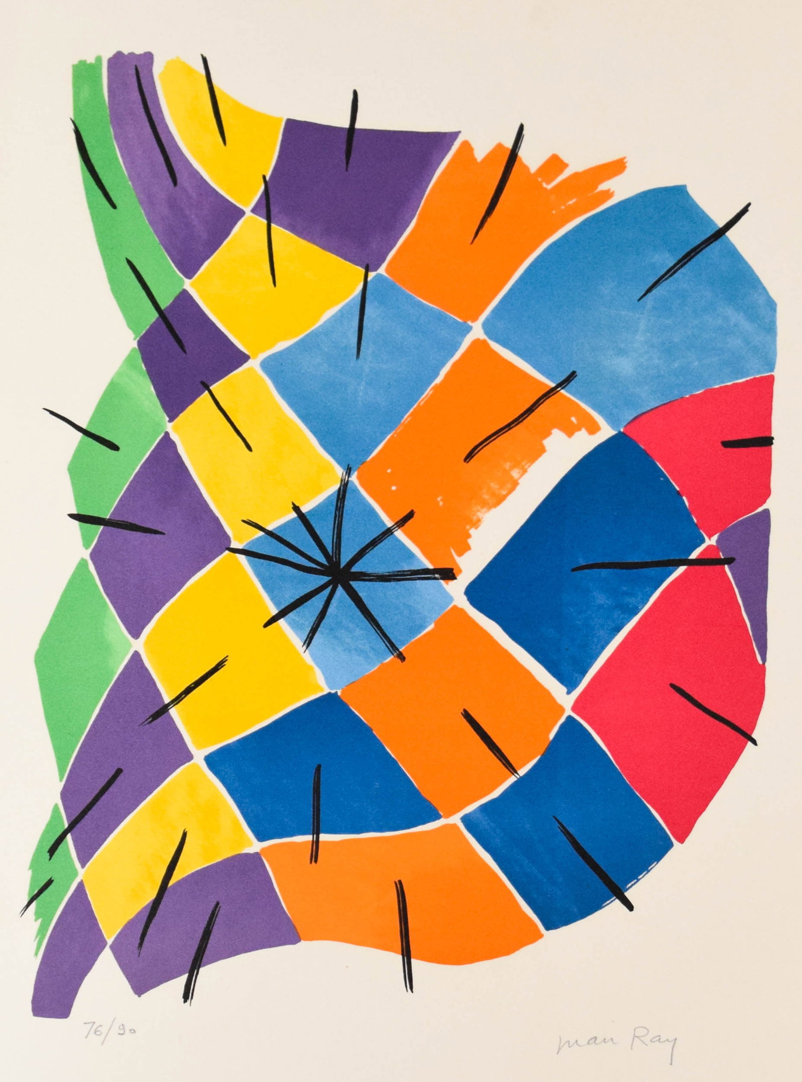 Man Ray Lithograph Vitrail, 1968 (1 of 8)